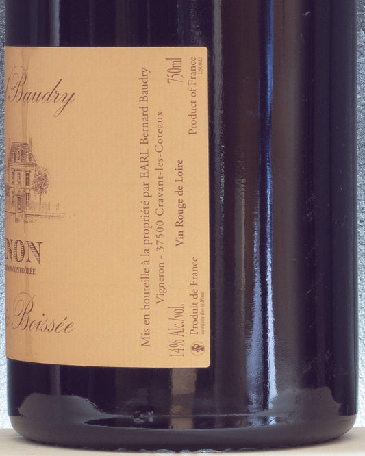 chinon la croix boisséè baudt cabernet franc retro etichetta