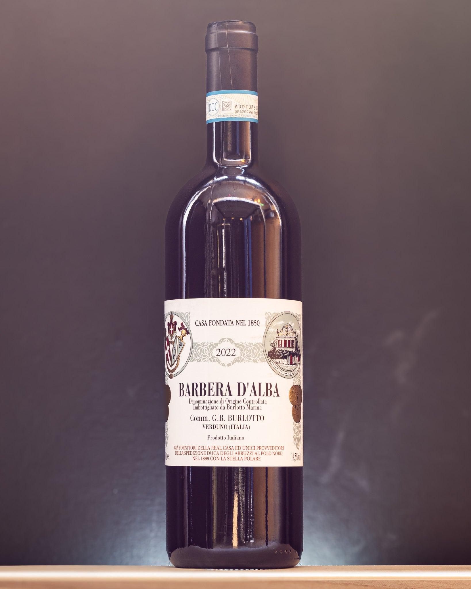 comm. g. b. burlotto barbara d'alba piemonte italia vino rosso