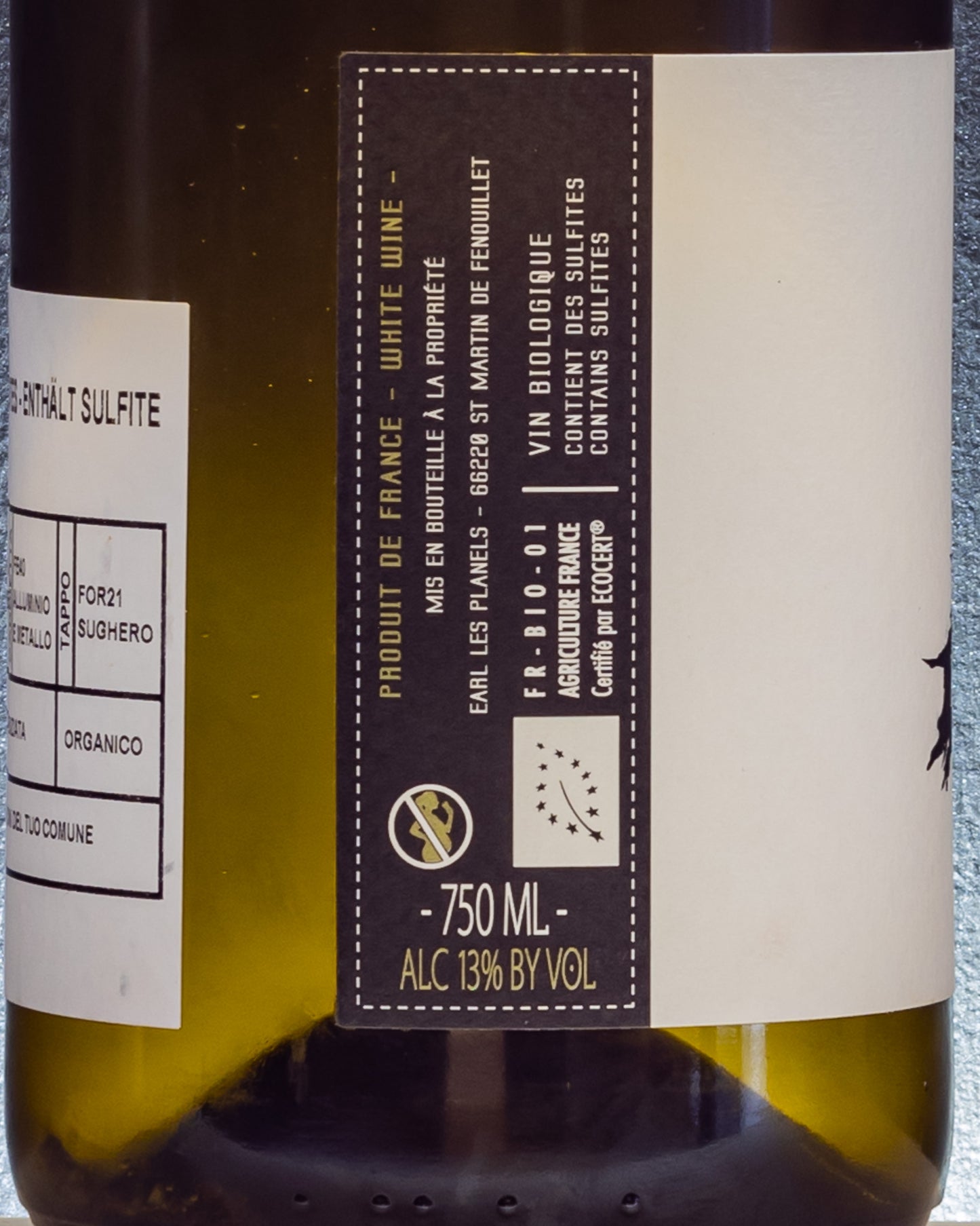 cotes du roussillon blanc le ciste domaine laguerre marsanne roussanne grenache retro etichetta