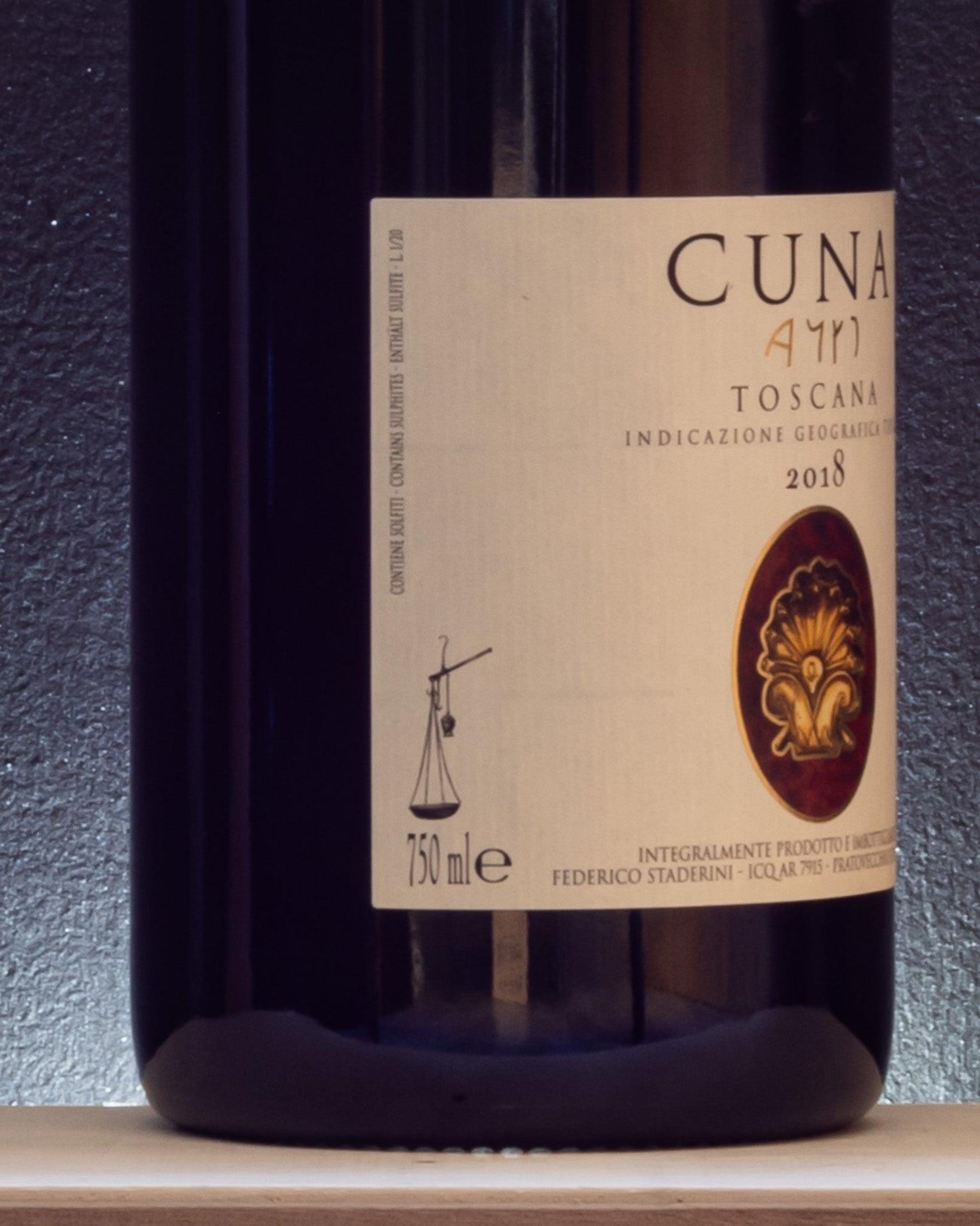 cuna toscana pinot nero federico staderini retro etichetta