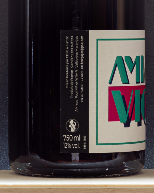 domaine ami amiami vice rosso borgogna pinot nero aligote chardonnay francia retro etichetta