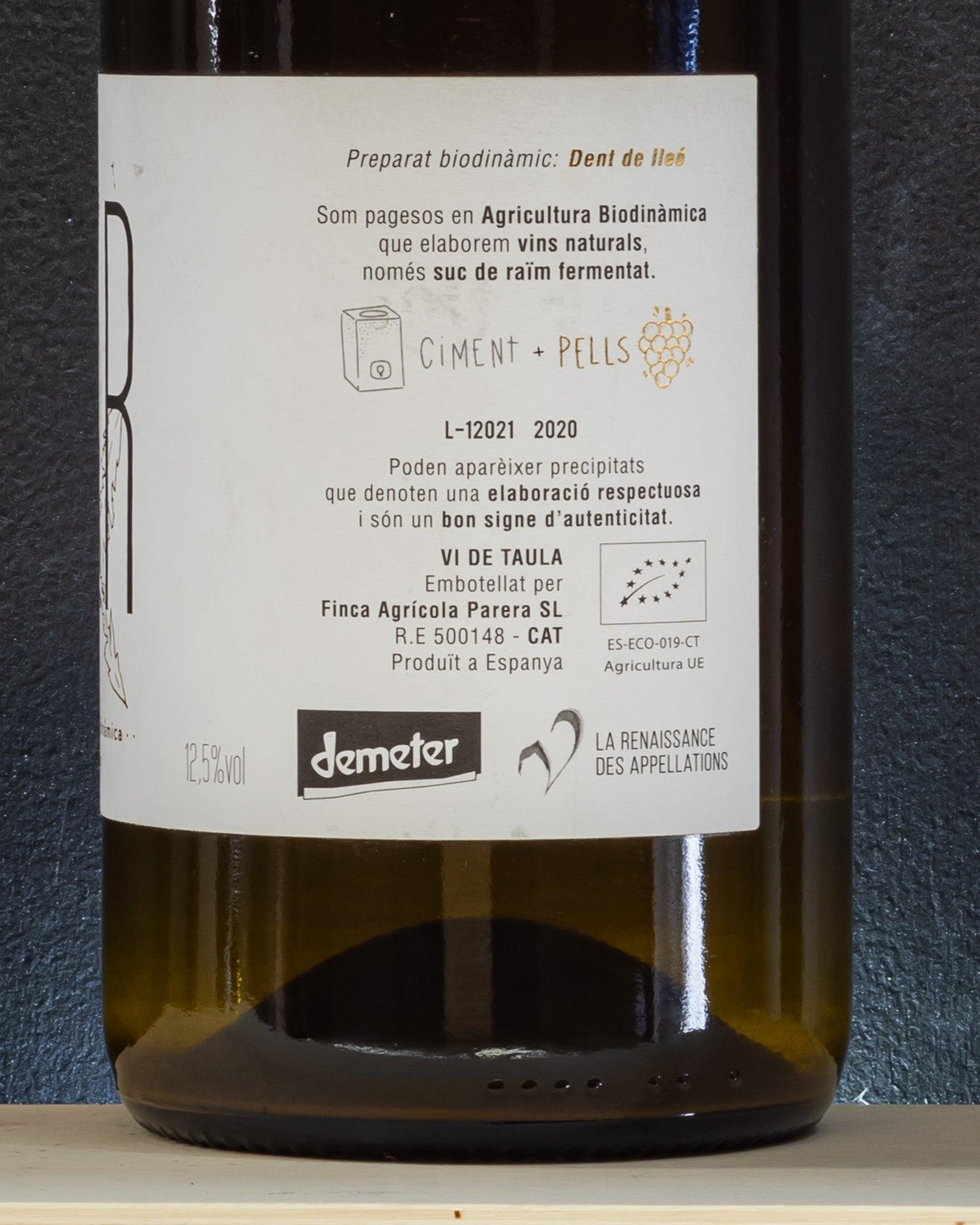 el clar finca parera xarello chardonnay spagna retro etichetta