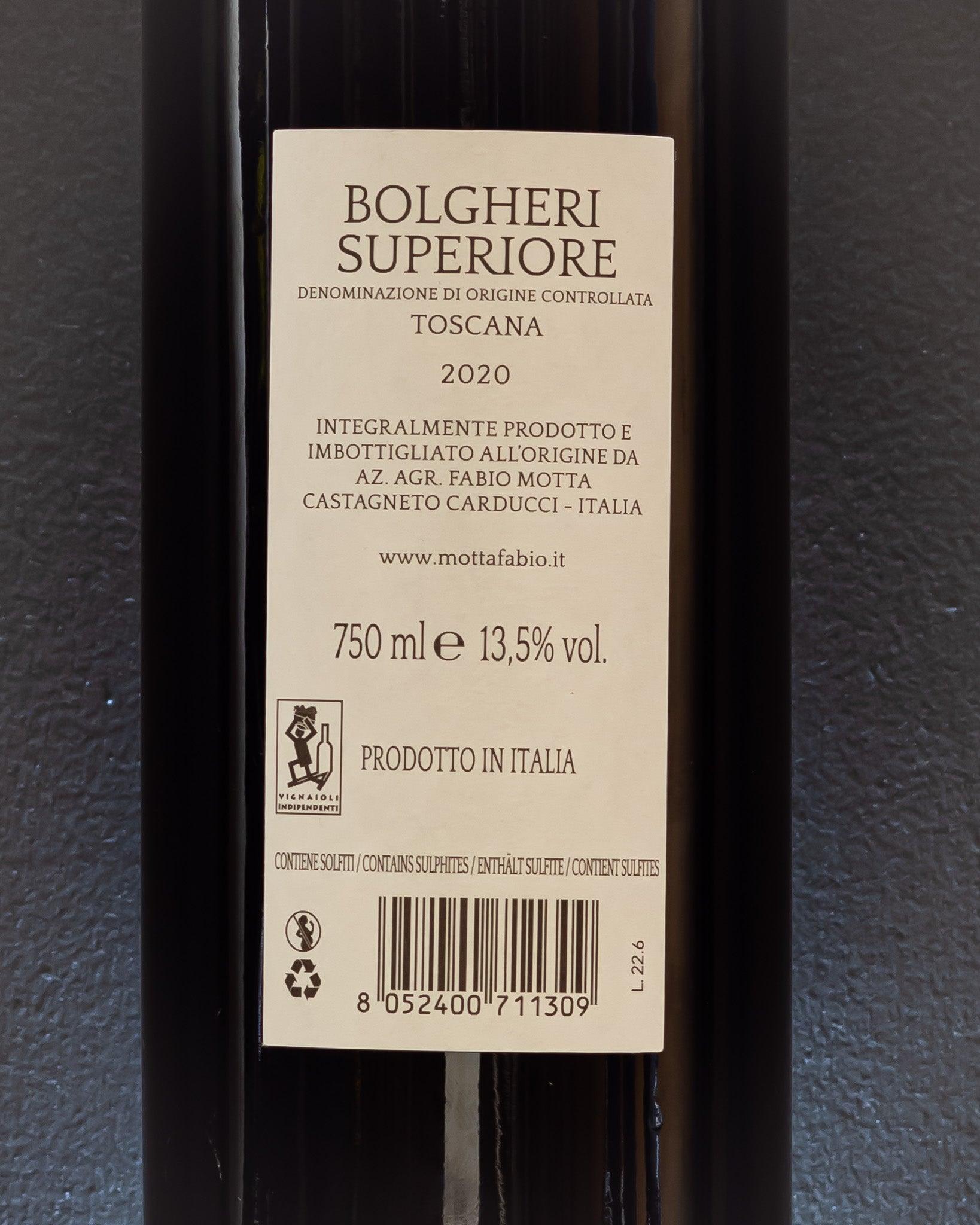 fabio motta le gonnare bolgheri superiore toscana italia merlot syrah retro etichetta