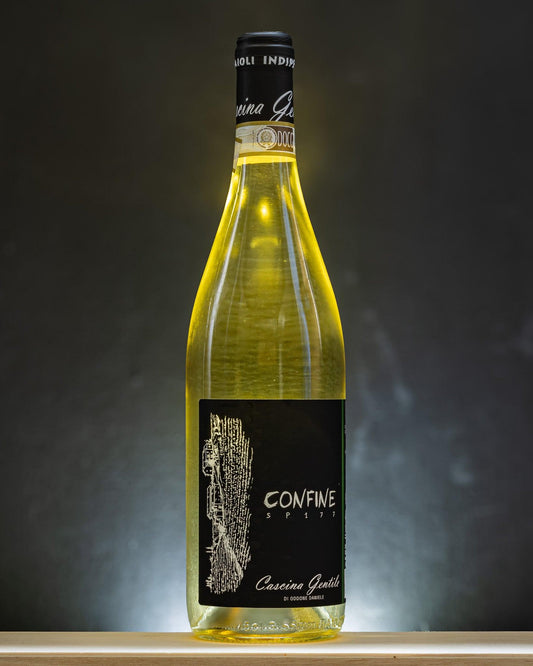 gavi confine sp177 cascina gentile cortese piemonte retro etichetta