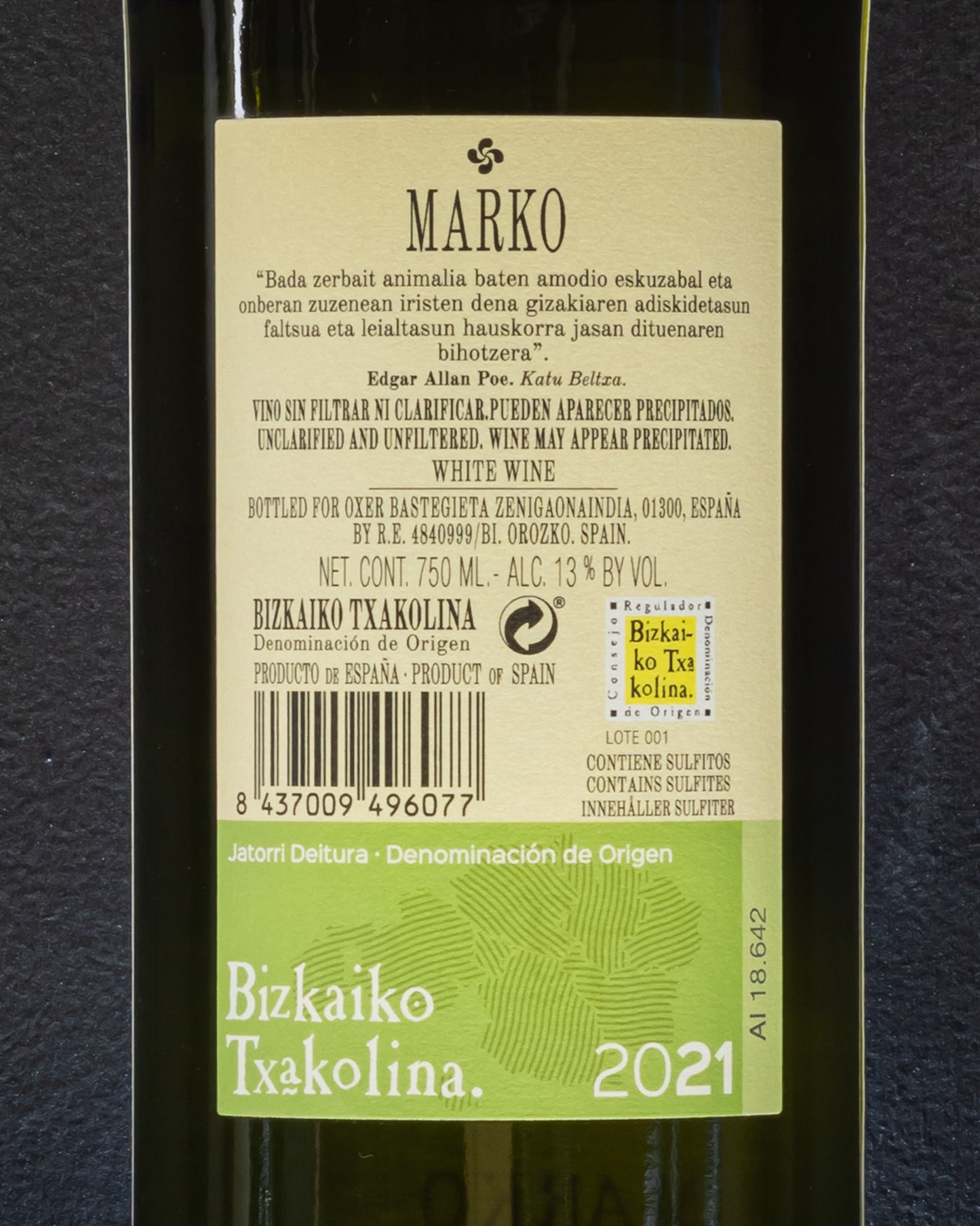 marko oxer bastegieta retro etichetta