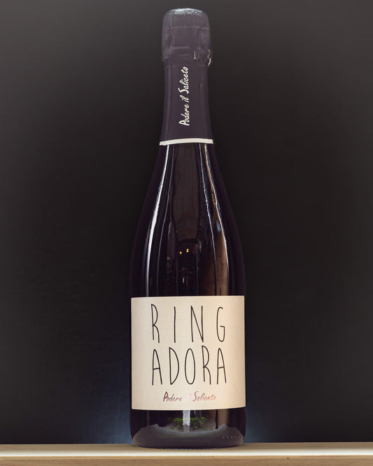 podere il saliceto ringadora lambrusco di sorbara spumante rosato brut nature metodo classico emilia romagna italia r