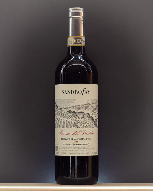 sandro fay ronco del picchio sforzato di valtellina nebbiolo chiavennasca lombardia italia
