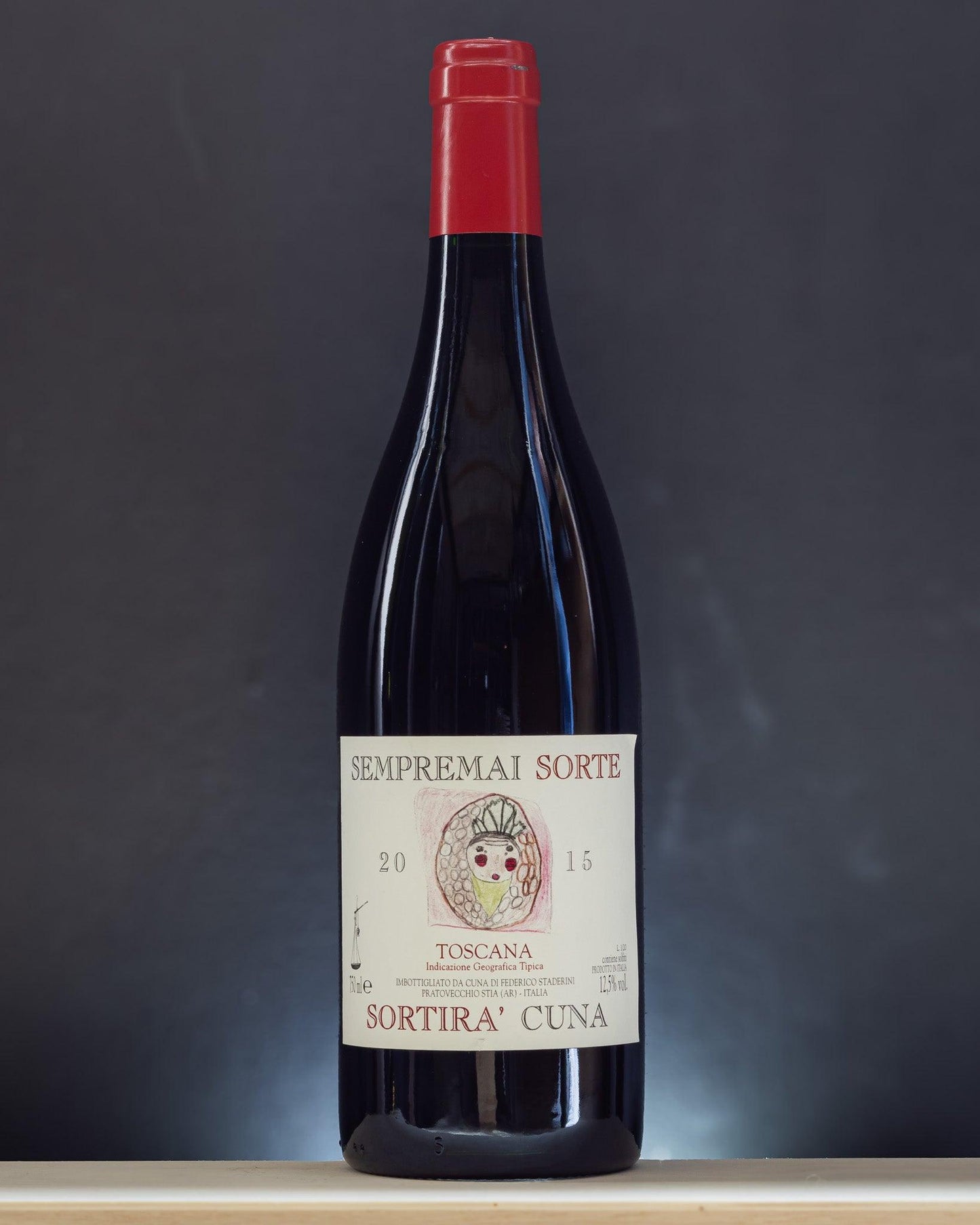 sempremai sorte sortira cuna Abrostine Vino Rosso Toscana 2015 Federico Staderini