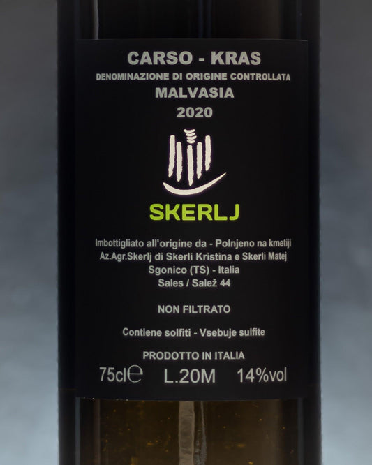 skerlj malvasia carso friuli venezia giulia italia retro etichetta