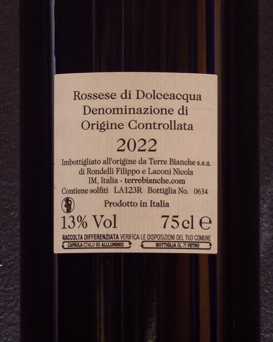 terre bianche dolceacqua liguria rossese italia retro etichette