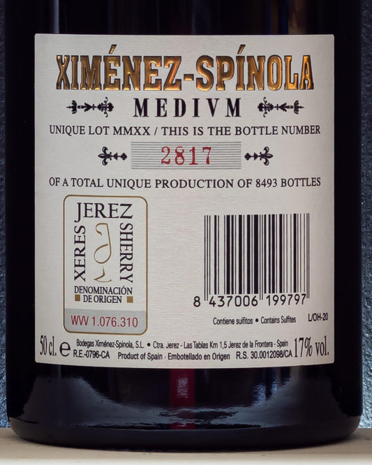 ximenez spinola old harvest predro ximenez spagna retro etichetta