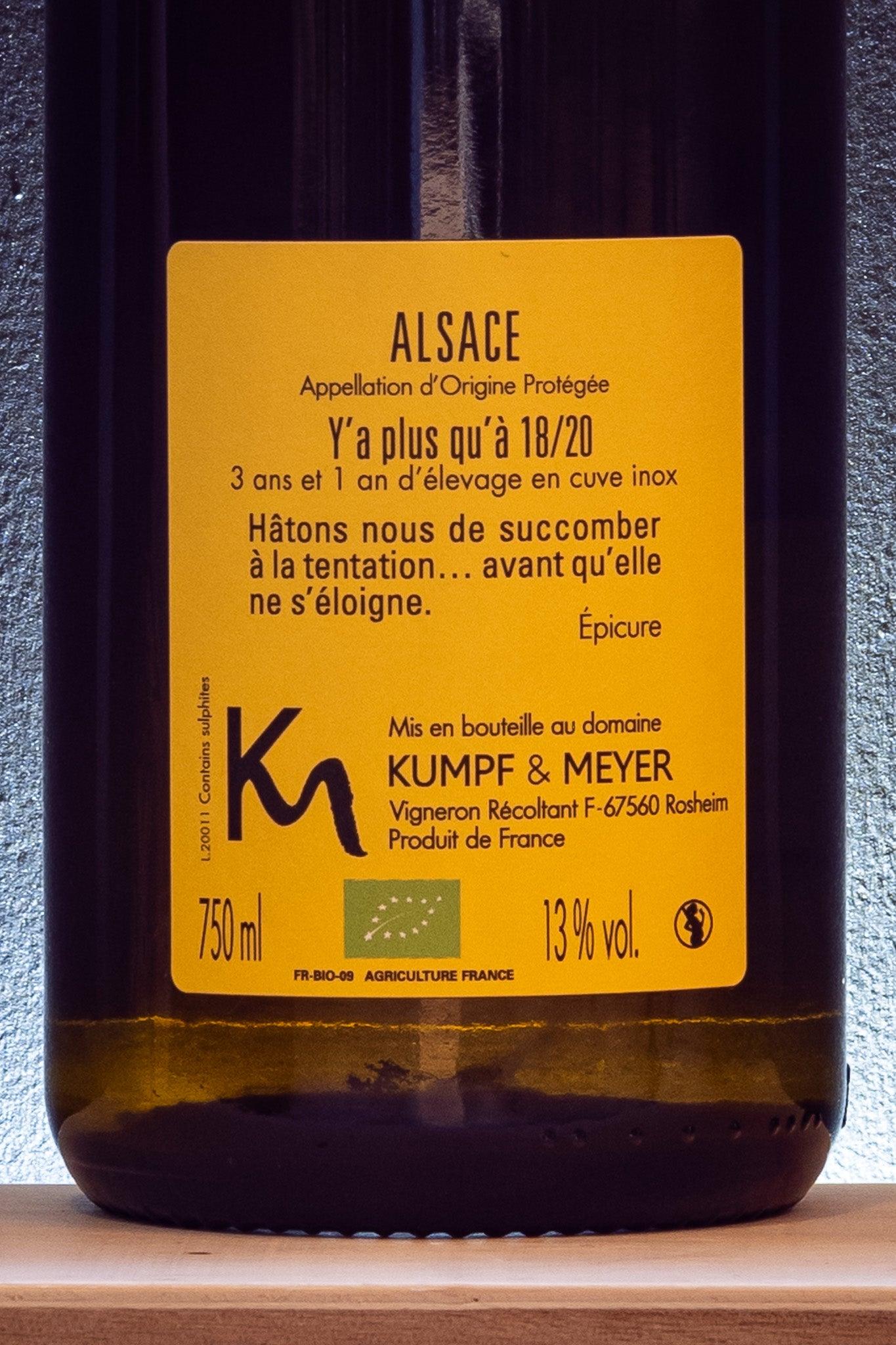 y a plus qua kumpf e meyer alsazia francia auxerrois sylvaner retro etichetta