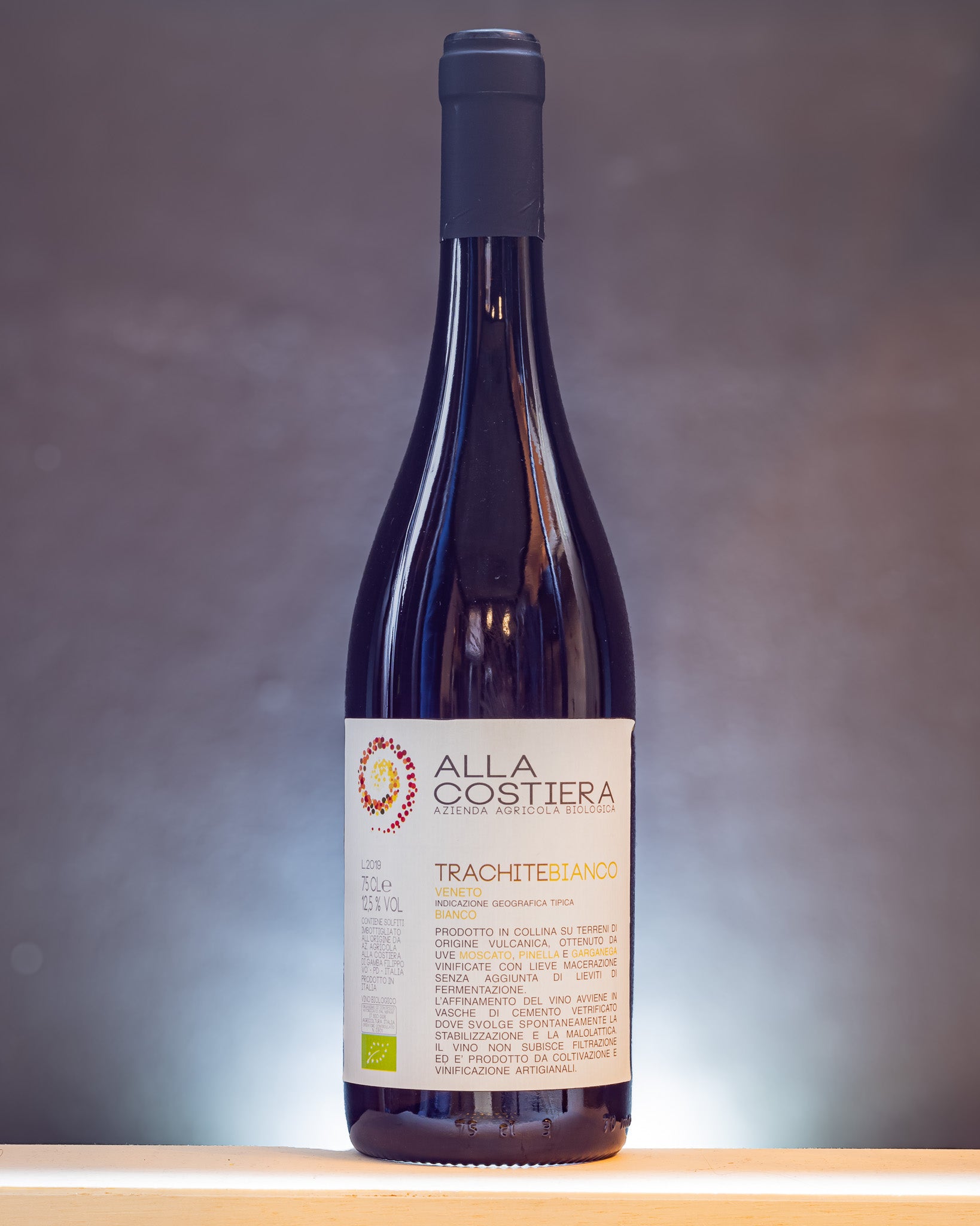 Alla Costiera Trachite Bianco Veneto Moscato Pinella Garganega Colli Euganei Padova Veneto Italia Vino Orange Macerato 2019