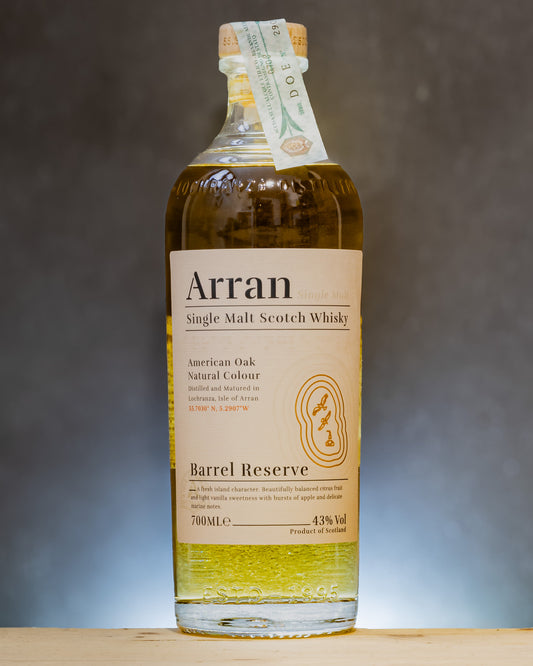 Arran Distillers Scotch Whisky Single Malt American Oak Barrel Reserve Distillato Scozia Regno Unito Astucciato