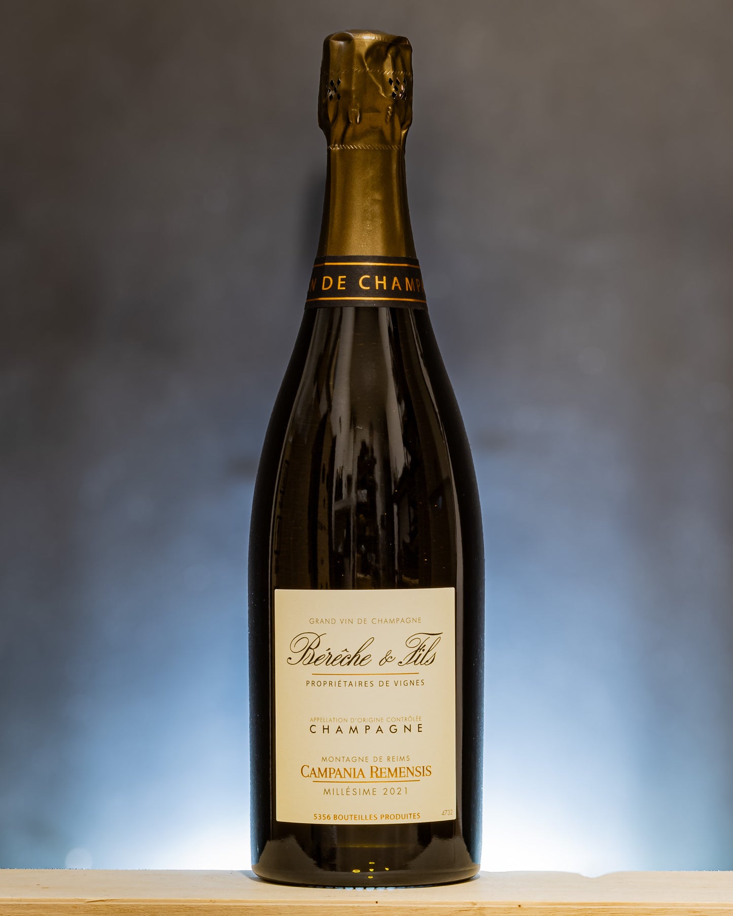 Bereche Champagne Extra Brut 2021 Campania Remensis Pinot Noir Nero Chardonnay Meunier Montagne Reims Vino Francia