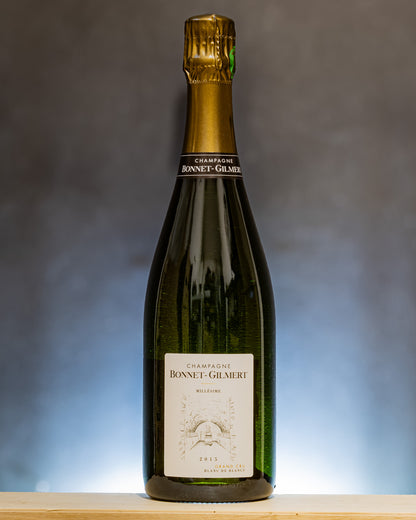 Bonnet Gilmert Champagne Extra Brut Blanc Blancs Grand Cru Millesime 2015 Cote Des Chardonnay Vino Francia