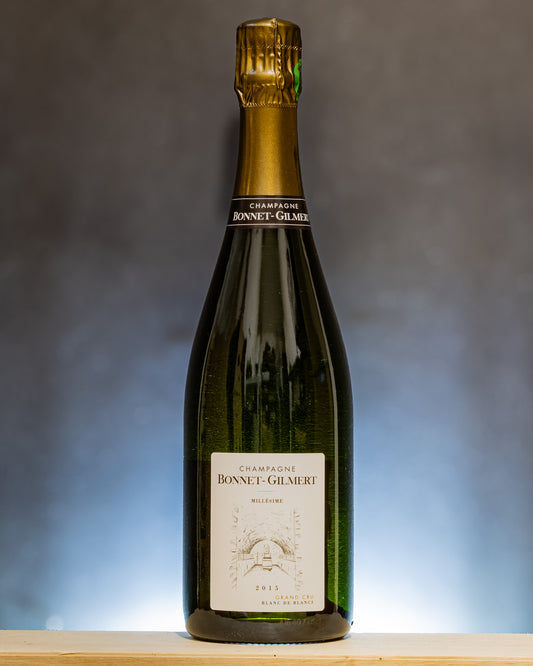 Bonnet Gilmert Champagne Extra Brut Blanc Blancs Grand Cru Millesime 2015 Cote Des Chardonnay Vino Francia