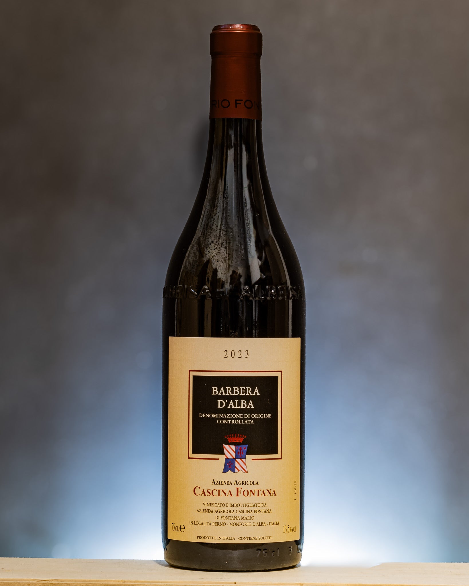 Cascina Fontana Barbera d'Alba 2023 Langhe Vino Rosso Piemonte Italia
