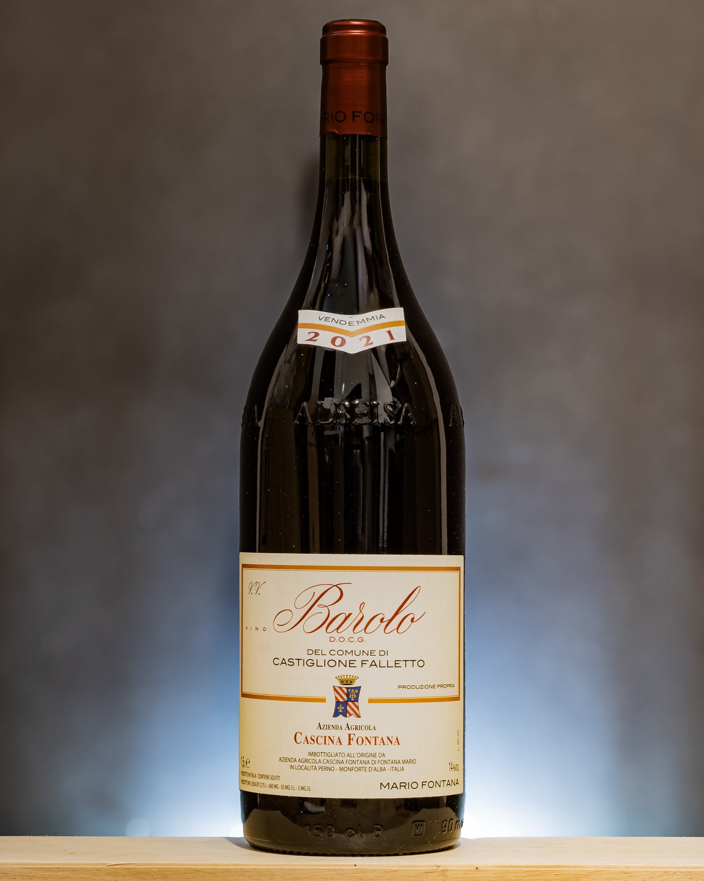 Cascina Fontana Barolo Castiglione Falletto Magnum 2021 Nebbiolo Langhe Vino Rosso Piemonte Italia Grande Formato
