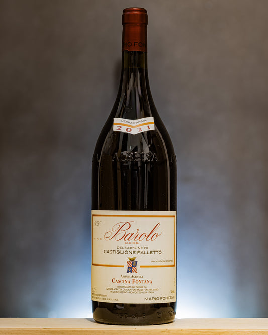 Cascina Fontana Barolo Castiglione Falletto Magnum 2021 Nebbiolo Langhe Vino Rosso Piemonte Italia Grande Formato