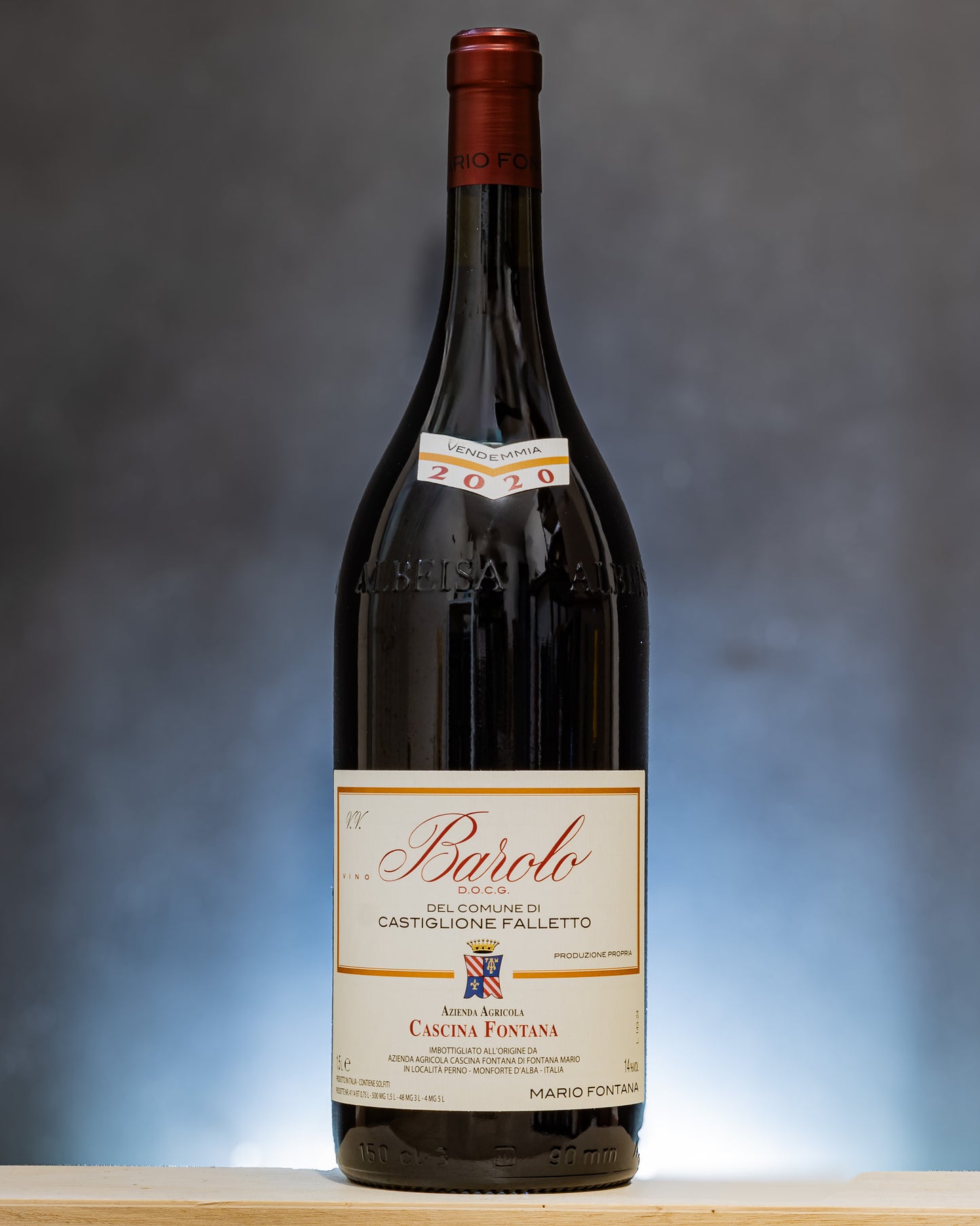 Cascina Fontana Barolo del Comune Castiglione Falletto Nebbiolo Langhe Piemonte Vino Rosso Italia 2020 Magnum Grandi Formati