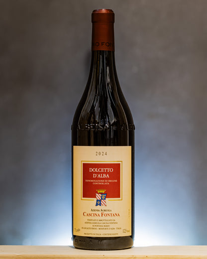 Cascina Fontana Dolcetto d'Alba 2024 Vino Rosso Langhe Piemonte Italia