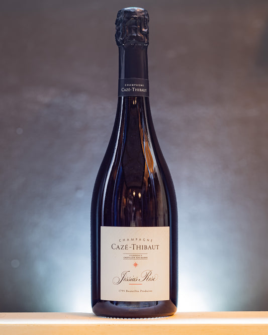 Caze Thibaut Champagne Extra Brut Jossias Rose Valle Marne Pinot Noir Nero 2017 Vino Francia