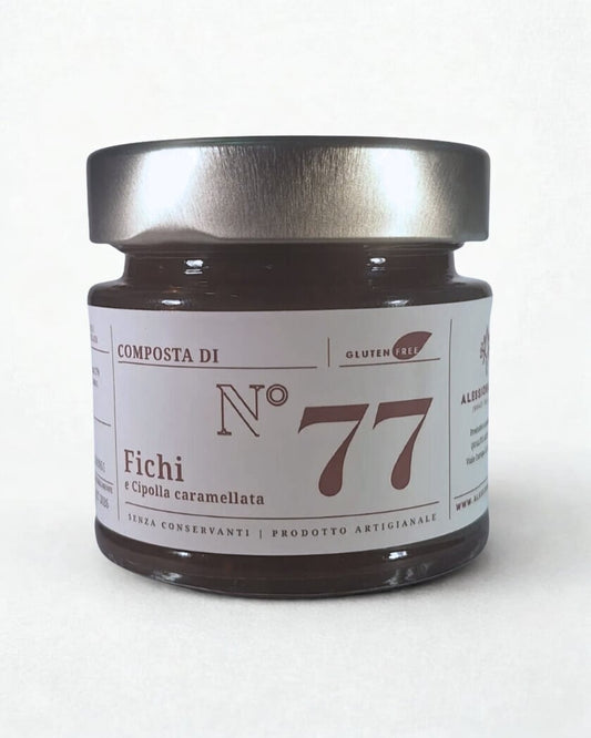 Composta Di Fichii E Cipolla Caramellata N°77 Alessio Brusadin Senza Conservanti Gluten Free Prodotto Artigianale Natale Regalo