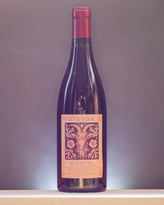 Domaine Matassa Carner Rouge Pinot Grigio Grenache Roussillon Vino Rosso Francia