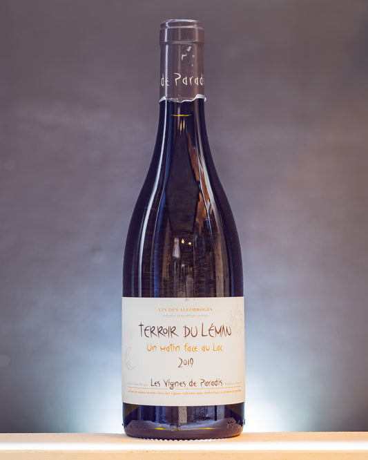 Dominique Lucas Vignes Paradis Chasselas Matin Face Lac Terroir Leman Vino Bianco Savoia Francia 2019