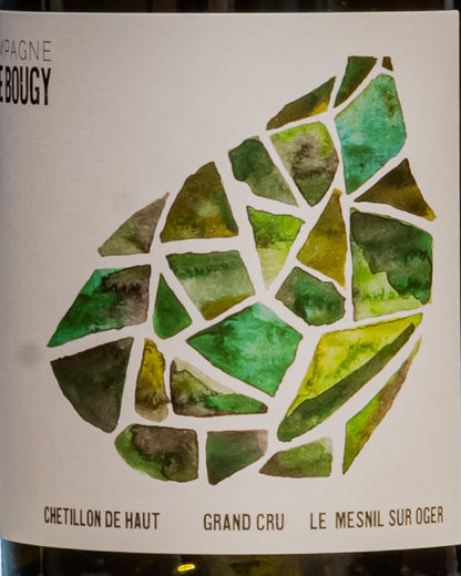 Elise Bougy Champagne Brut Nature Grand Cru 2021 Chetillon de Haut Mesnil Sur Oger Chardonnay Montagne Reims Francia Vino Dettaglio Etichetta
