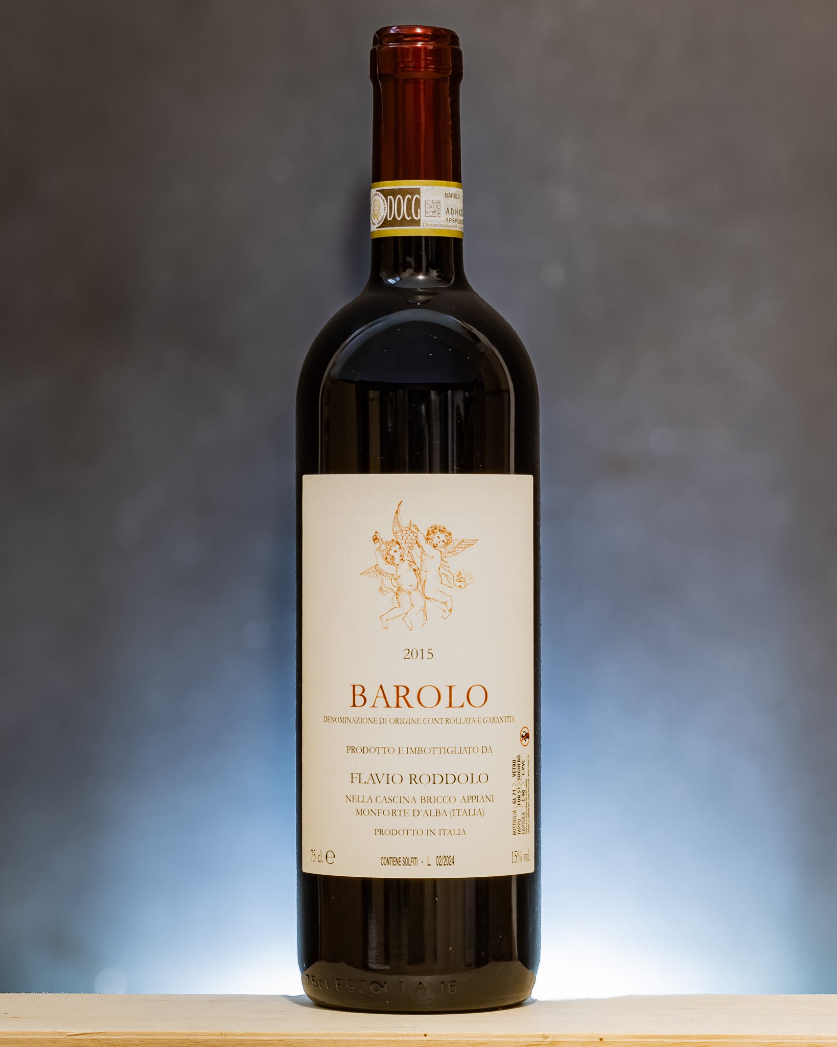 Flavio Roddolo Barolo 2015 Nebbiolo Langhe Piemonte Vino Rosso Italia
