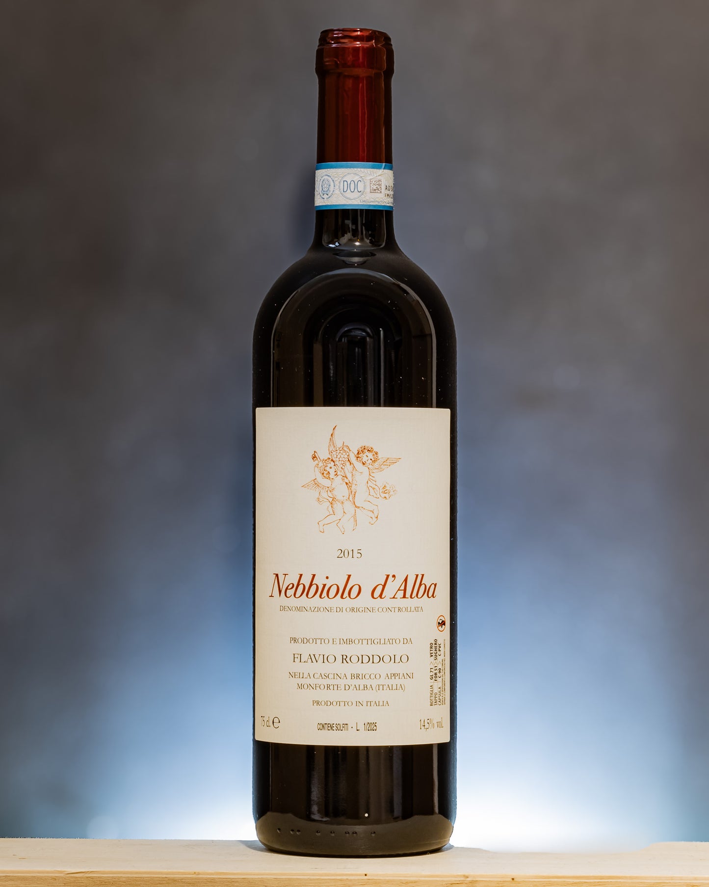 Flavio Roddolo Nebbiolo d'Alba 2015 Langhe Vino Rosso Piemonte Italia