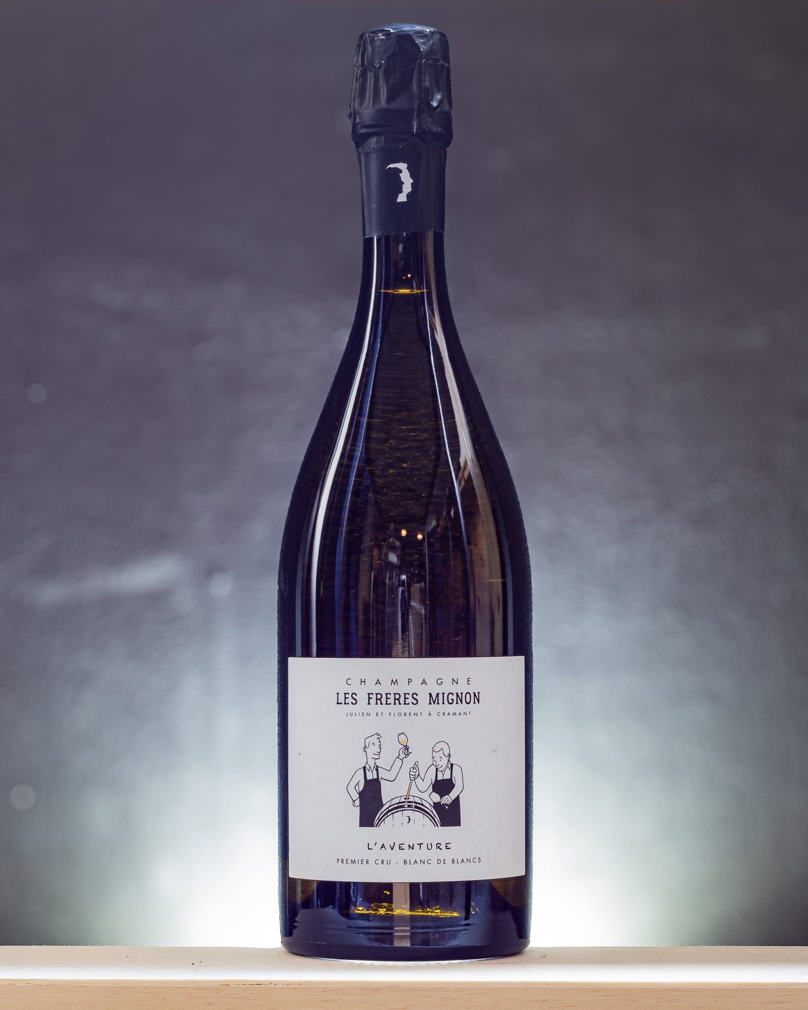 Freres Mignon Aventure Champagne Extra Brut Chardonnay Cramant Cotes Blanc Vino Francia