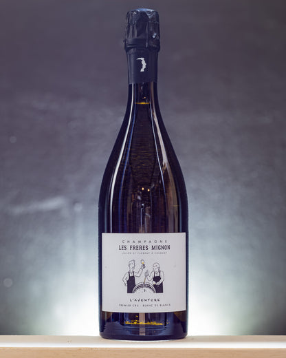 Freres Mignon Aventure Champagne Extra Brut Chardonnay Cramant Cotes Blanc Vino Francia
