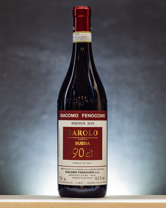 Giacomo Fenocchio Barolo Riserva Bussia 90di Nebbiolo Langhe 2015 Vino Rosso Italia