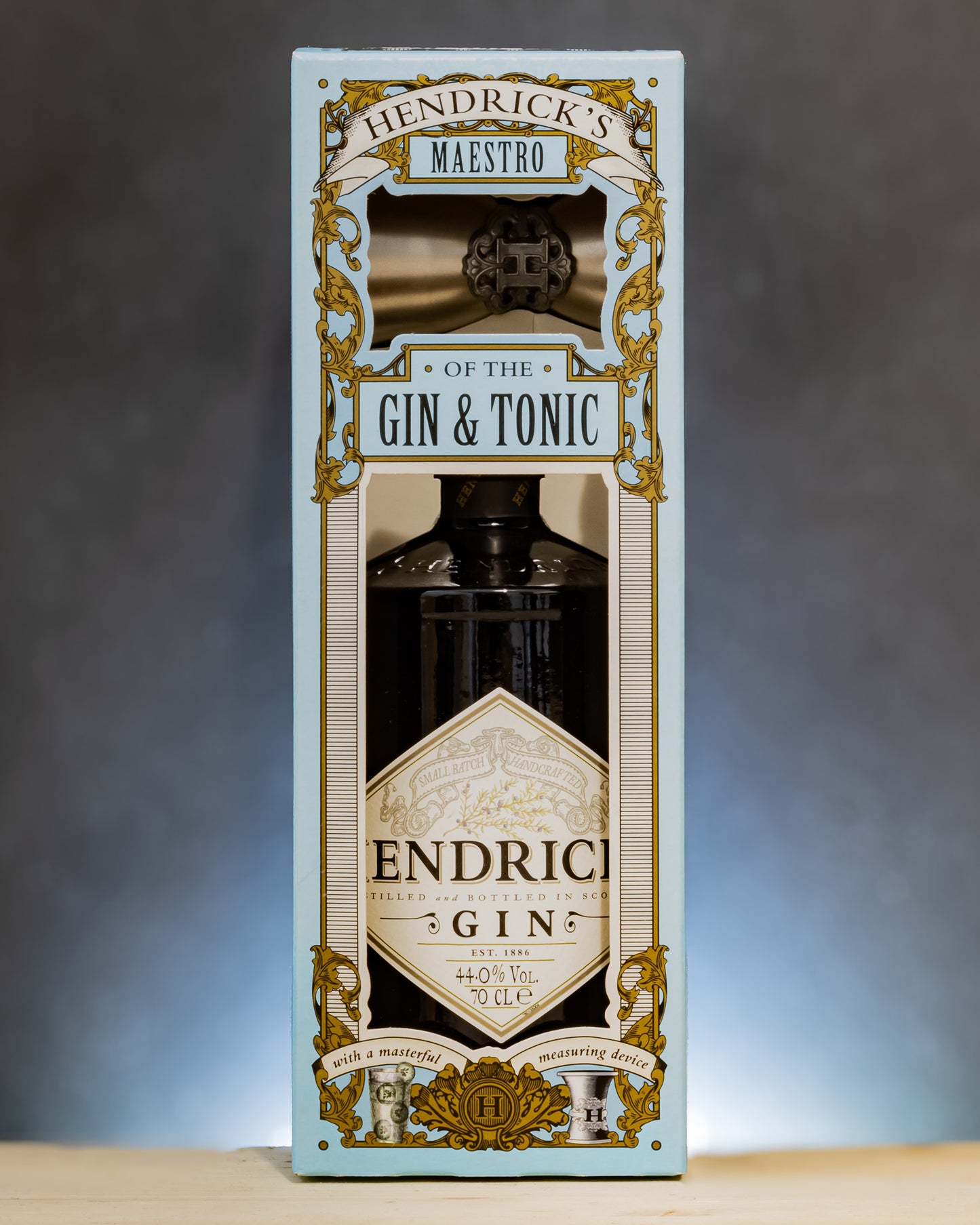 Hendriks Gin Jigger Dosatore Tonic Confezione Astuccio Box Distillato London Dry Scozia Regno Unito