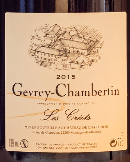 Gevrey Chambertin 2015 | Les Créots