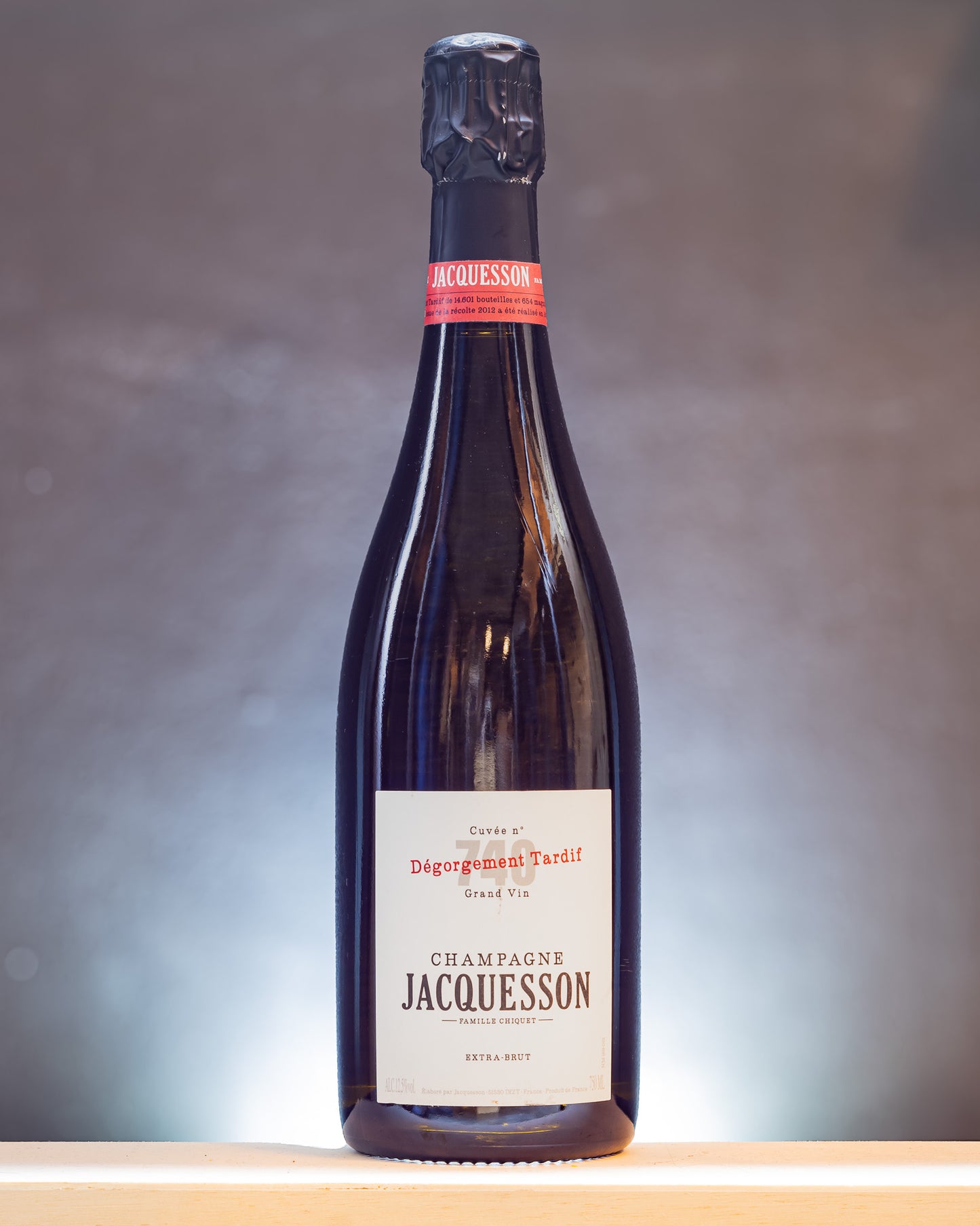 Jacquesson Champagne 740 Degorgement Tardif Extra Brut Chardonnay Meunier Pinot Noir Nero Valle Marne Vino Francia