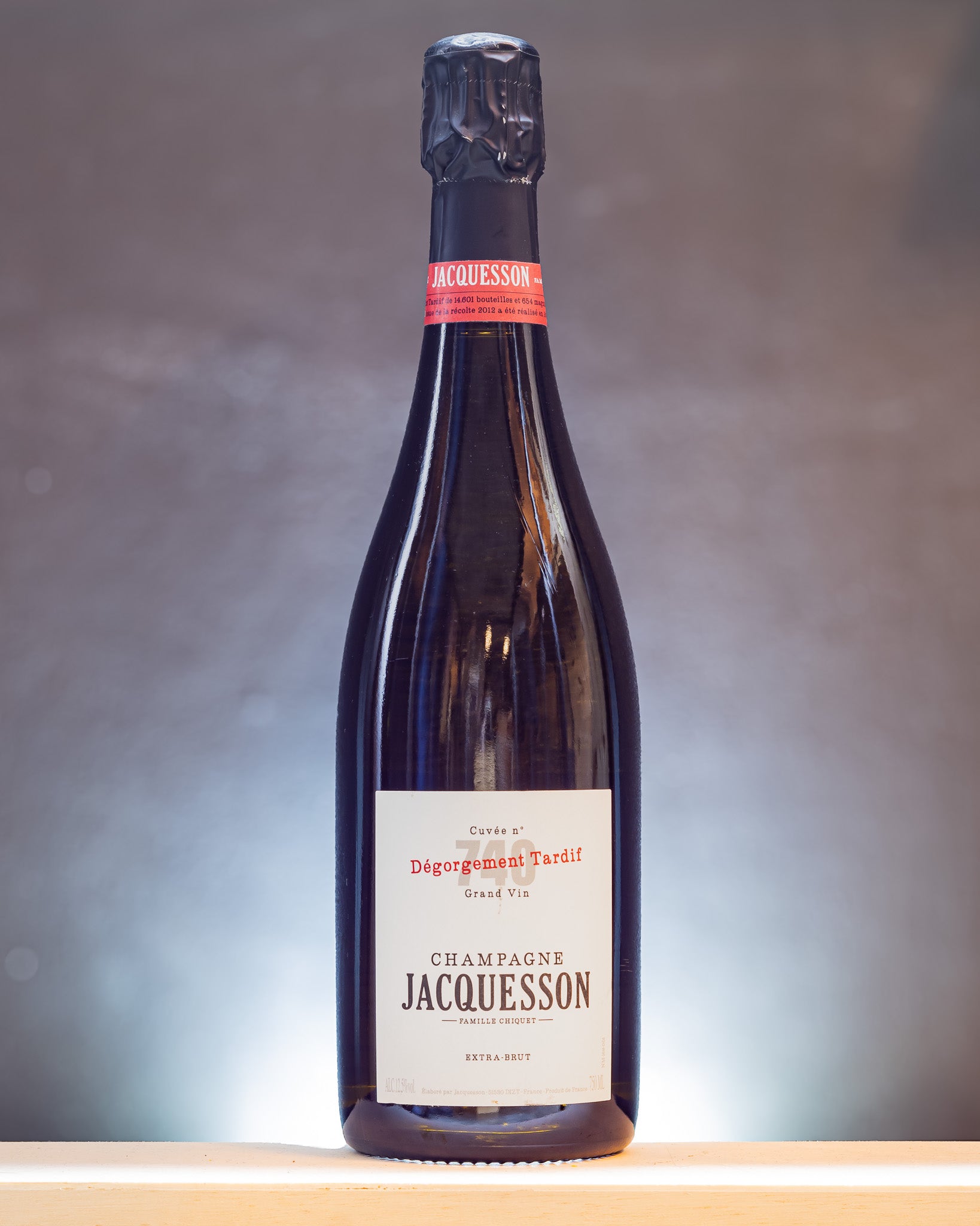 Jacquesson Champagne 740 Degorgement Tardif Extra Brut Chardonnay Meunier Pinot Noir Nero Valle Marne Vino Francia