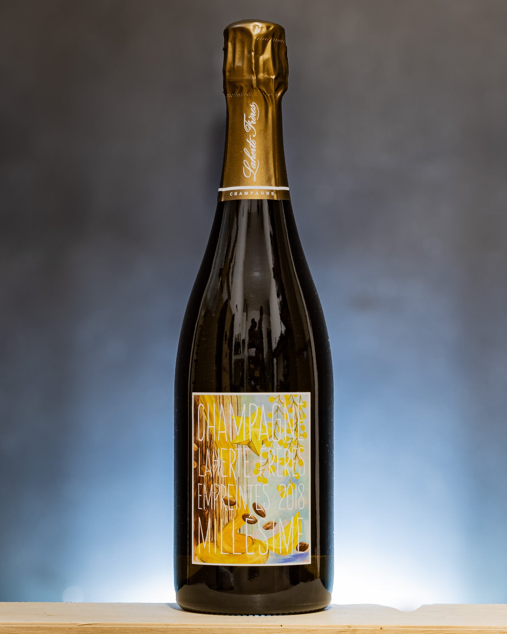 Laherte Freres Champagne Extra Brut Les Empreintes Millesime 2018 Chardonnay Pinot Noir Nero Valle Marne Coteaux Sud Epernay Vino Francia