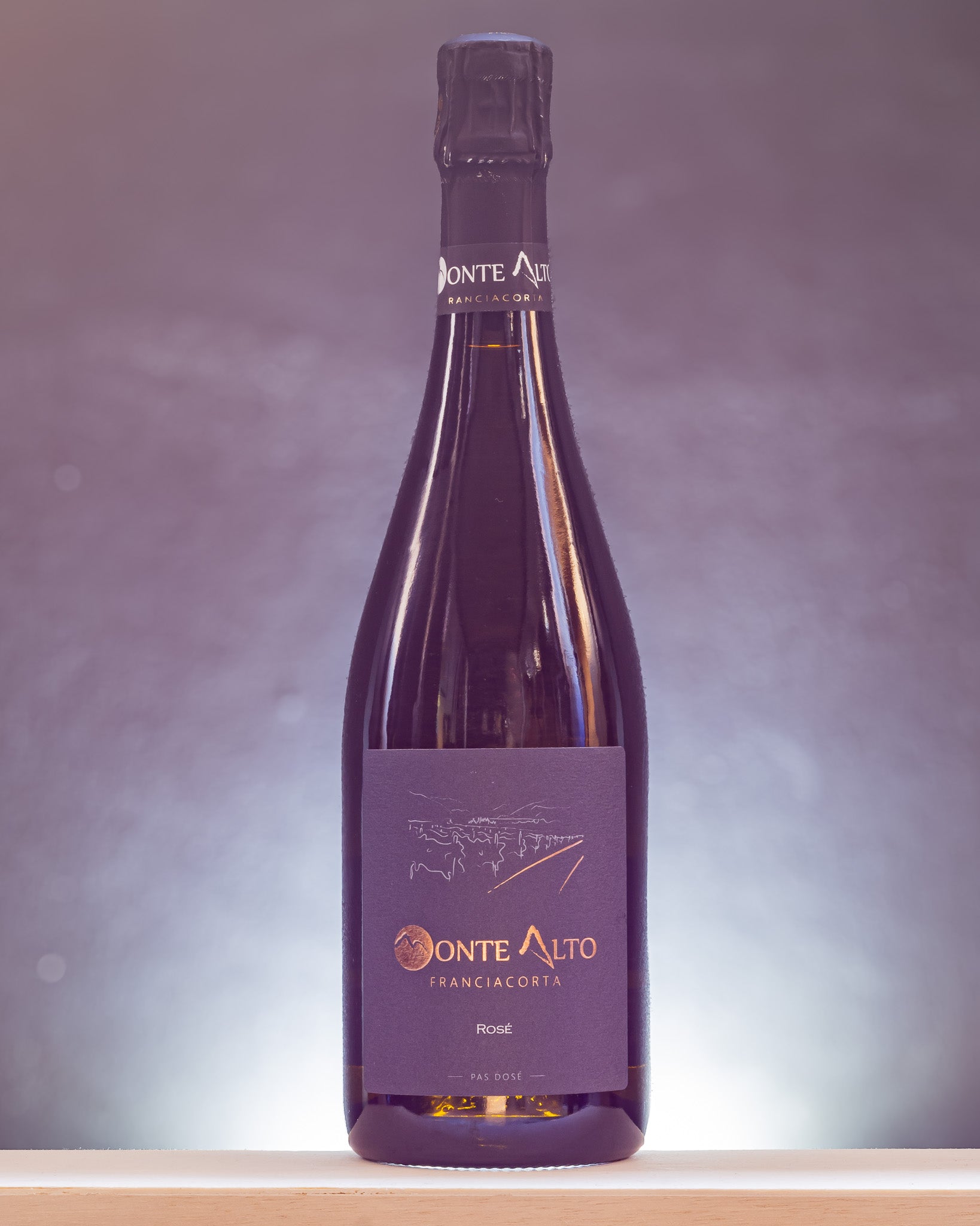Monte Alto Franciacorta Rose Pinot Nero Pas Dose Lombardia Italia Metodo Classico