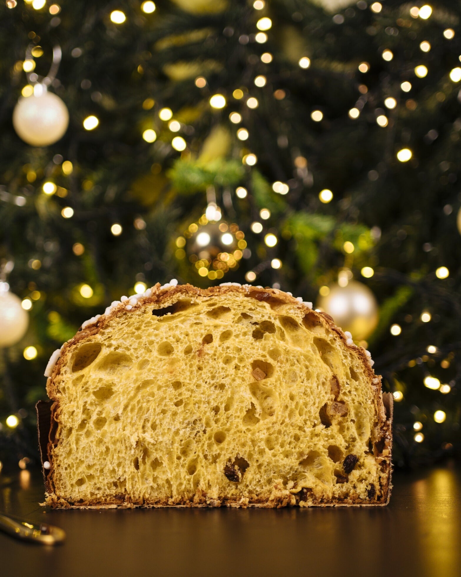 Panettone Tradizionale Artigianale Mandorlato Panificio Mulara Miglior Panettone Natale Regalo Fetta Impasto