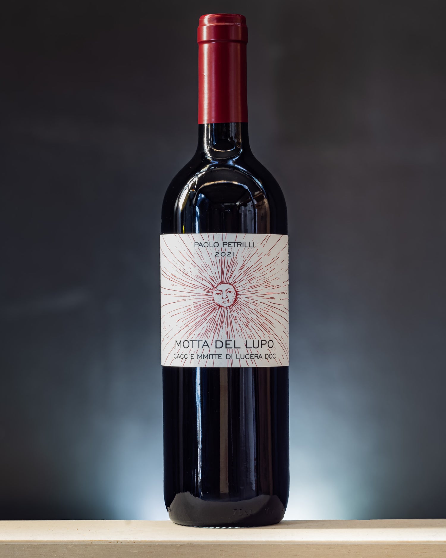 Paolo Petrilli Motta Lupo Cacc Mitte Lucera Nero Troia Bombino Bianco Sangiovese Montepulciano Aglianico 2021 Puglia Italia Vino Rosso