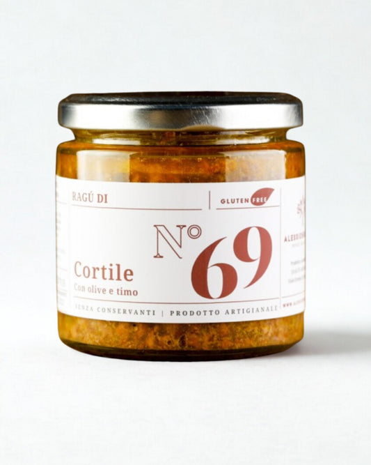Ragù Di Cortile Olive Timo N°69 Alessio Brusadin Prodotto Artigianale Gluten Free Natale Regalo Senza Conservanti