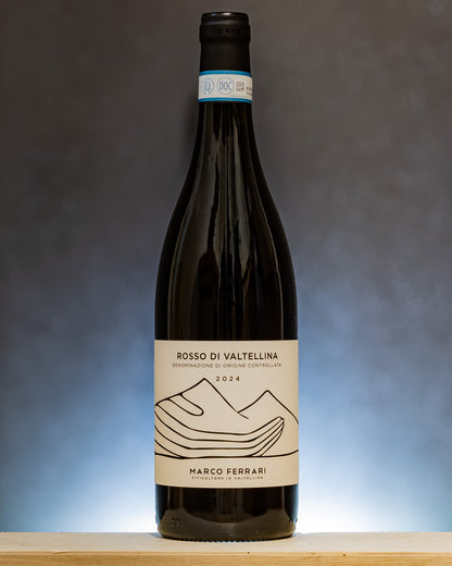 Rosso di Valtellina Marco Ferrari Nebbiolo Chiavennasca 2024 Italia Lombardia Vino 