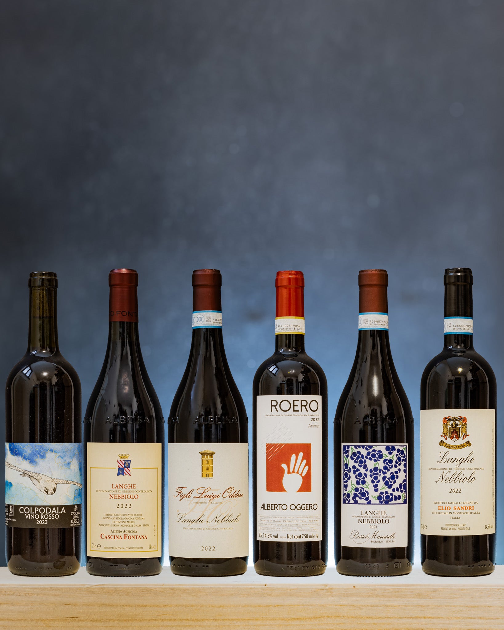 Special Box Rarita Nebbiolo Langa Langhe Piemonte Vino Rosso Italia Cascina Elena Colpo Ala Fontana Luigi Figli Oddero Alberto Oggero Bartolo Mascarello Elio Sandri