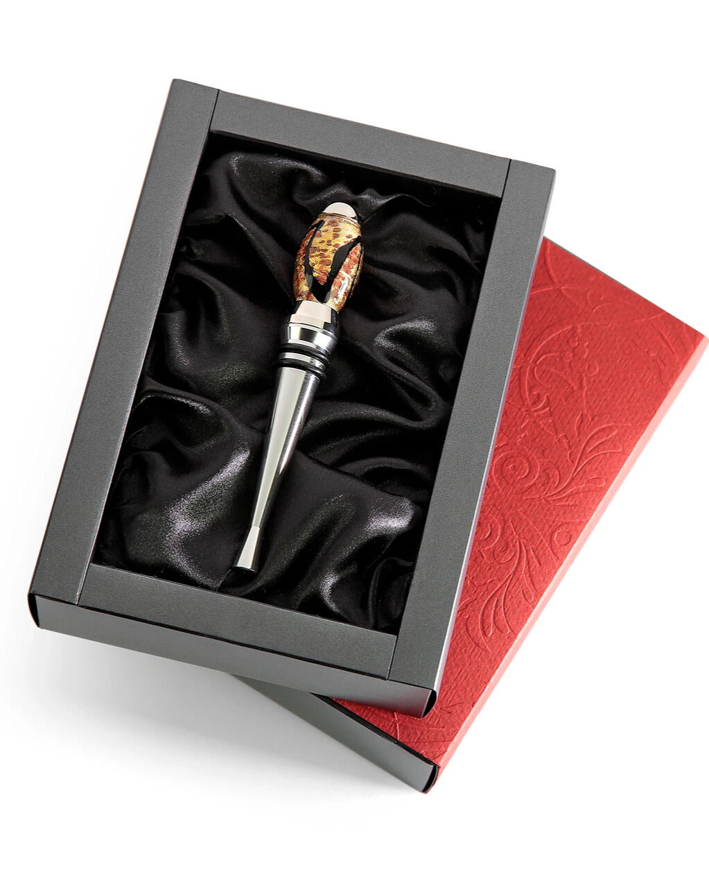 Stopper Doge Vetro Di Murano Farfalli Made In Italy Regalo Cofanetto Natale Dettaglio Scatola