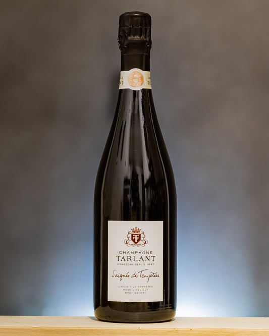 Tarlant Rosé Des Saignées Brut Nature 2018 Champagne Saignée De Tempetées Pinot Noir Nero Francia