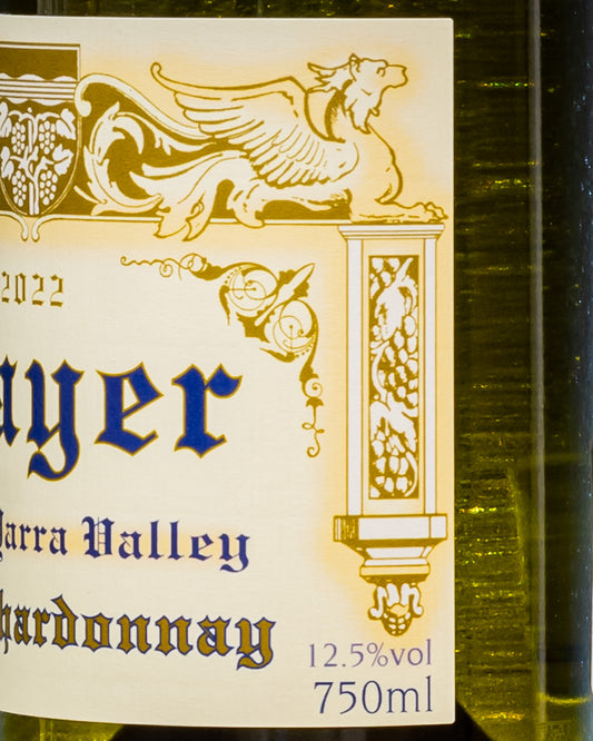 Timo Mayer Chardonnay 2022 Yarra Valley Australia Vino Bianco Retro Etichetta